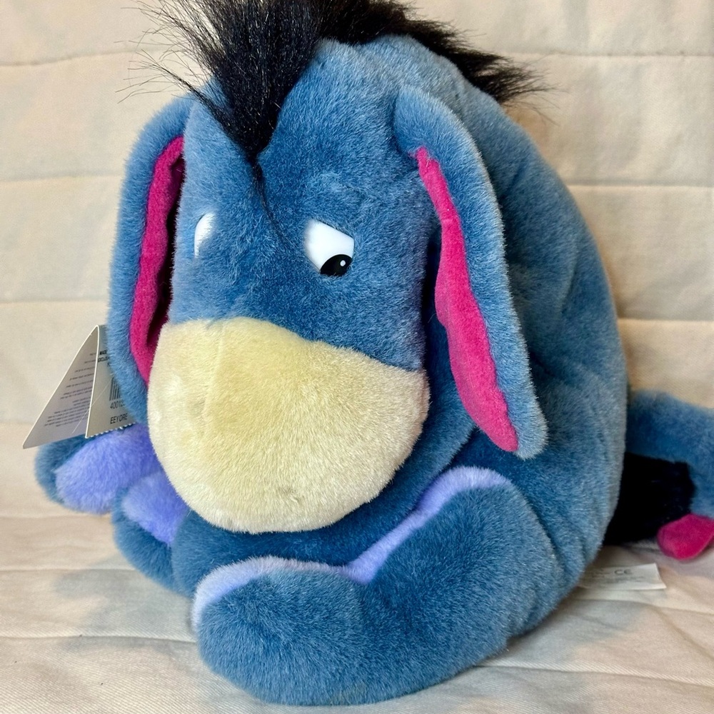 Disney Eeyore Plush in Blue and Pink